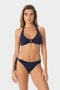 Lily | Slip Bikini con Laccio Laterale - Blu Mare - donna - Raggianti