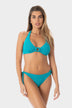 Lily | Slip Bikini con Laccio Laterale - Turchese - donna - Raggianti