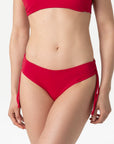 Aurora | Slip Classico Binario Con Treccia - Rosso - donna - Raggianti