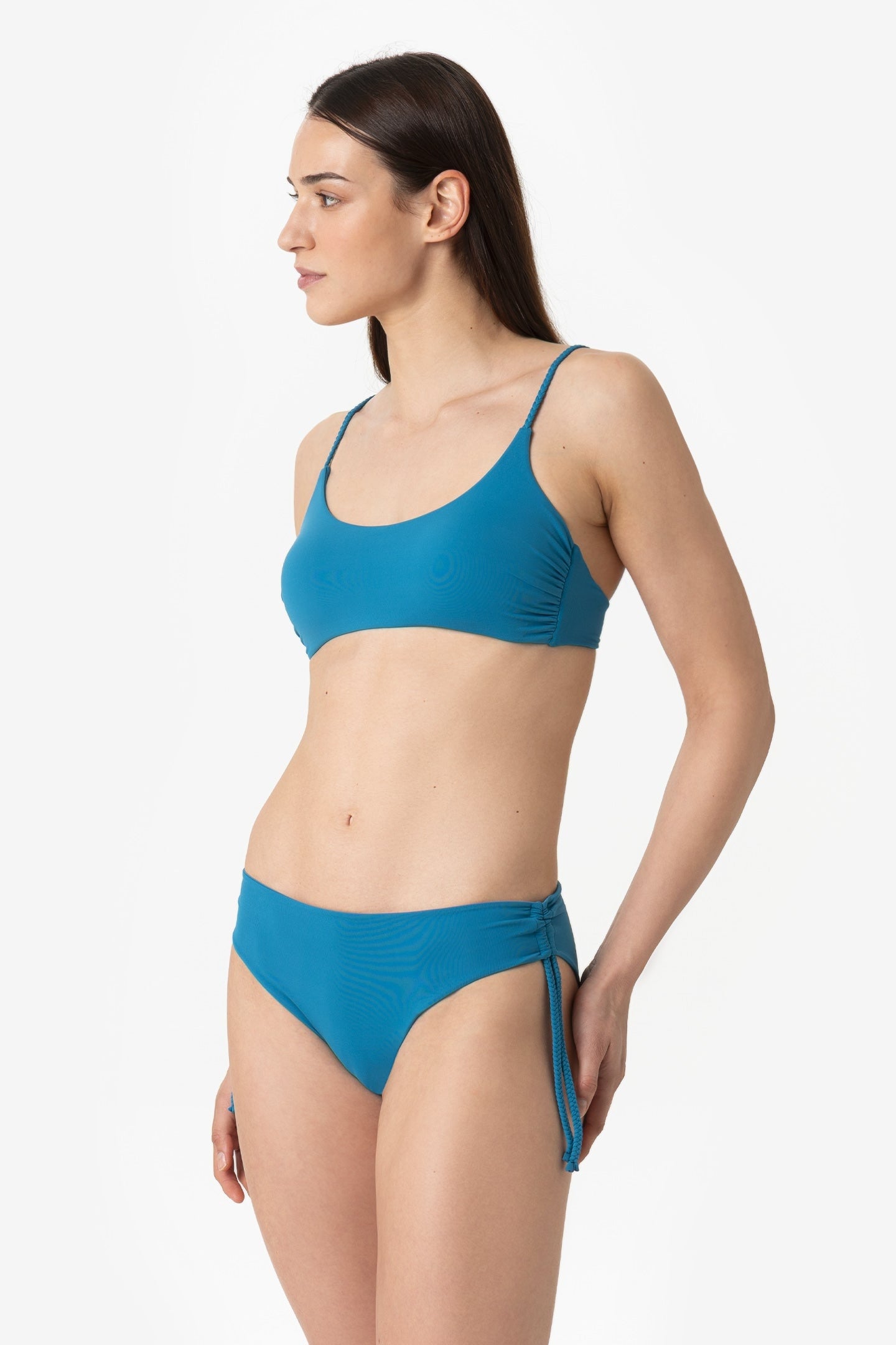 Aurora | Slip Classico Binario Con Treccia - Ottanio - donna - Raggianti