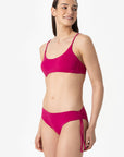 Aurora | Slip Classico Binario Con Treccia - Magenta - donna - Raggianti