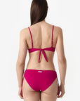 Aurora | Slip Classico Binario Con Treccia - Magenta - donna - Raggianti