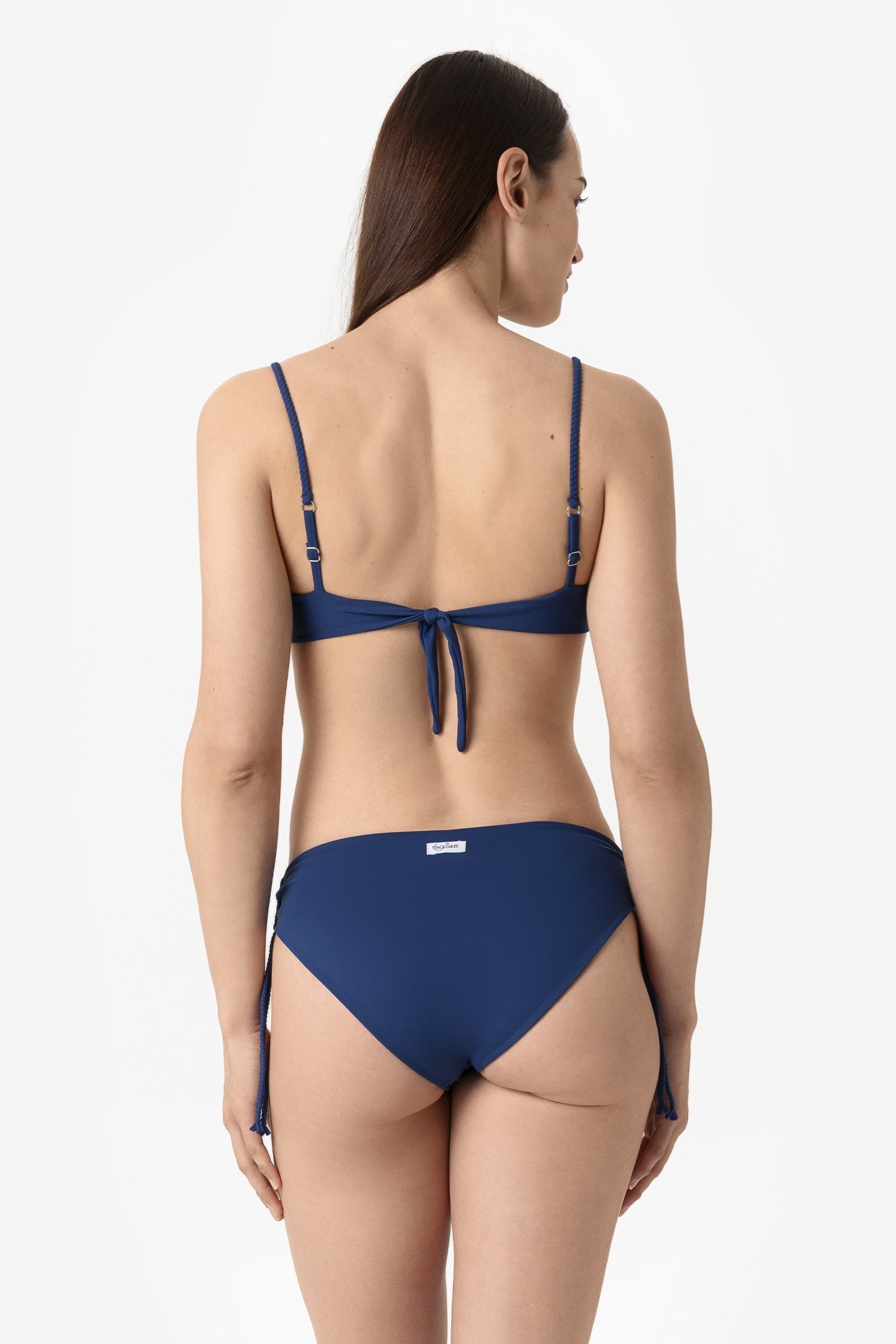 Aurora | Slip Classico Binario Con Treccia - Blu - donna - Raggianti