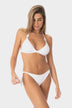 Giorgia | Slip Bikini con Laccetti - Bianco - donna - Raggianti