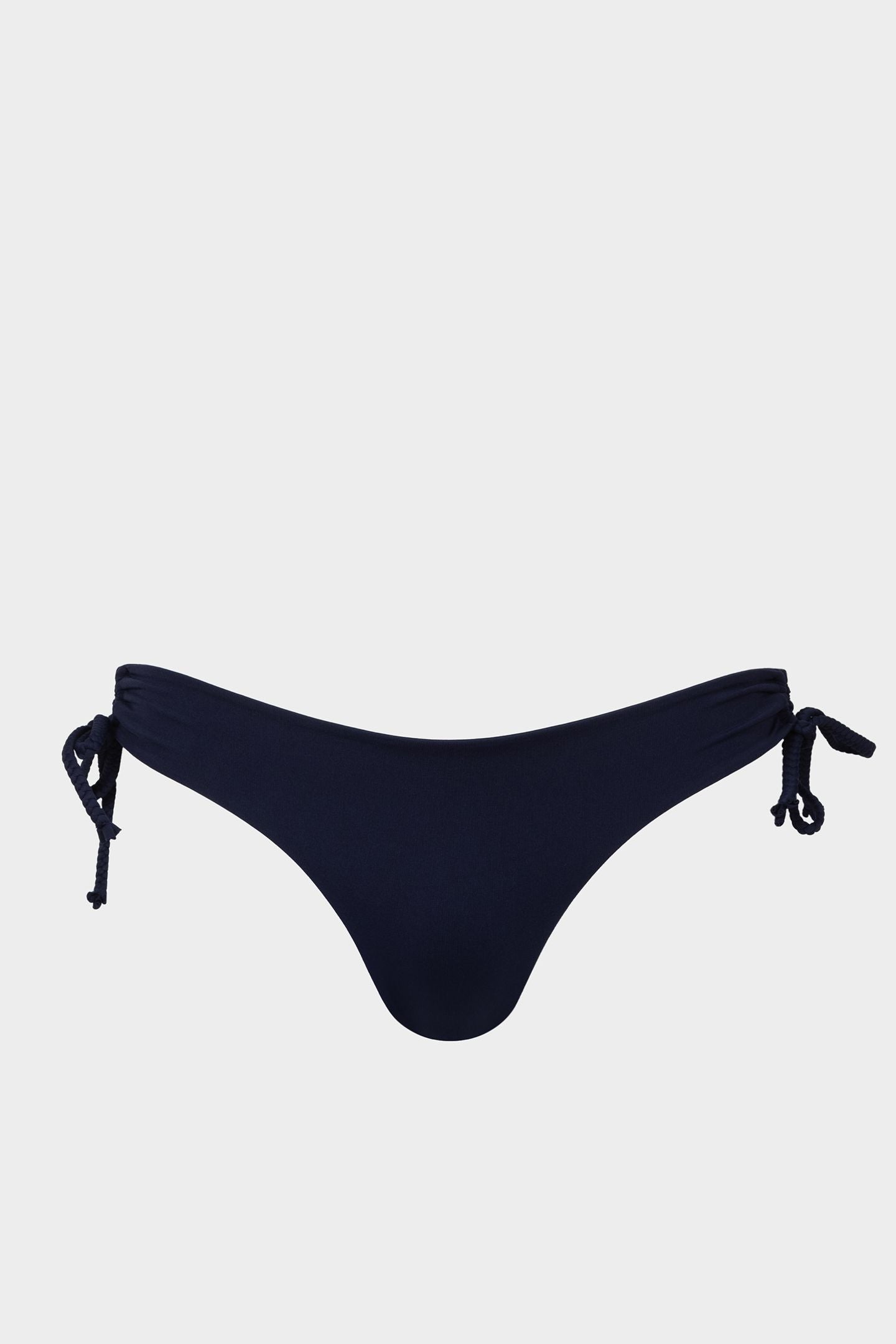 Brazilian Tie Side Bikini Bottom With Braids