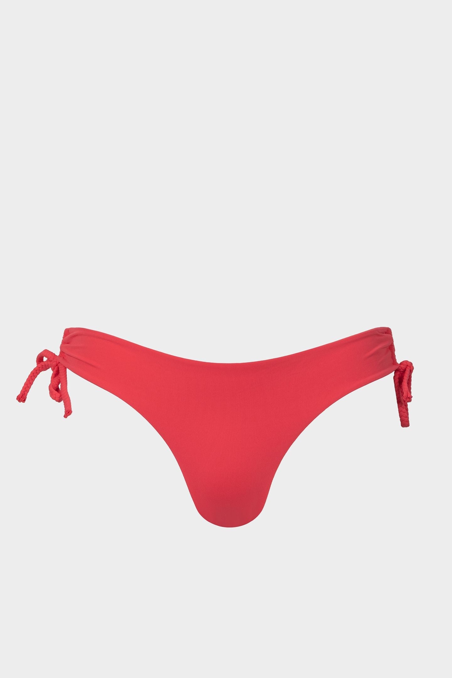 Brazilian Tie Side Bikini Bottom With Braids