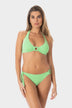 Lily | Slip Bikini con Laccio Laterale e Accessorio - Verde - donna - Raggianti