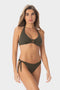 Lily | Slip Bikini con Laccio Laterale - Militare - donna - Raggianti