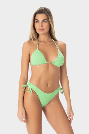 Braided Halter Adjustable Triangle With Cups