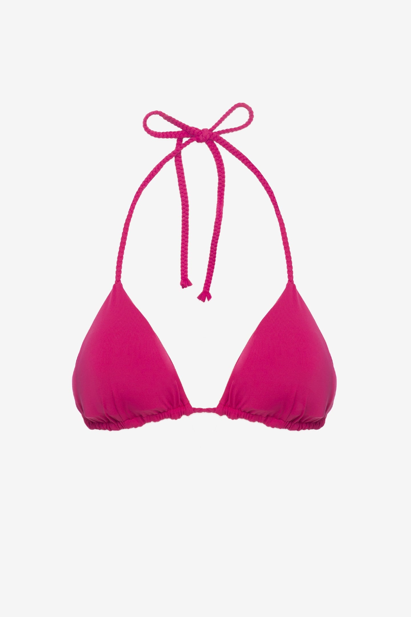 Mia | Triangolo Scorrevole Treccia Con Coppe - Magenta - donna - Raggianti