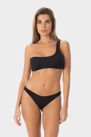 One Shoulder Cup Bralette With Accessory