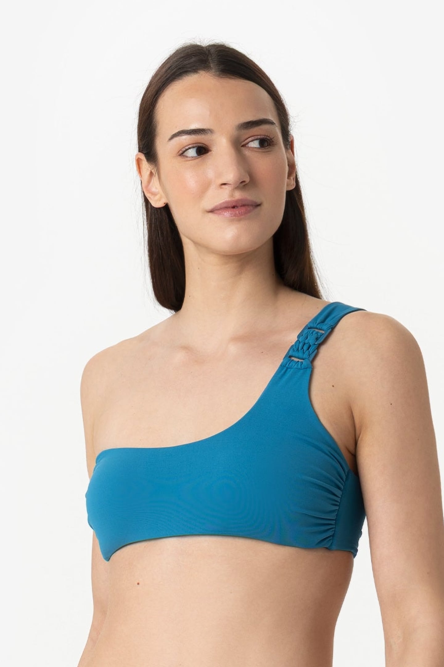 Ava | Reggiseno Monospalla Accessorio Con Coppe - Ottanio - donna - Raggianti