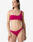 Ava | Reggiseno Monospalla Accessorio Con Coppe - Magenta - donna - Raggianti