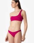 Ava | Reggiseno Monospalla Accessorio Con Coppe - Magenta - donna - Raggianti