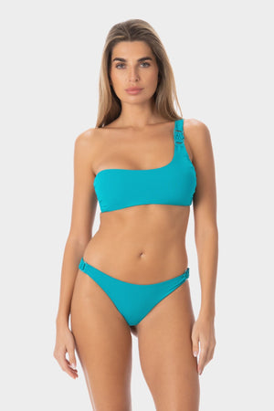 One Shoulder Cup Bralette With Accessory
