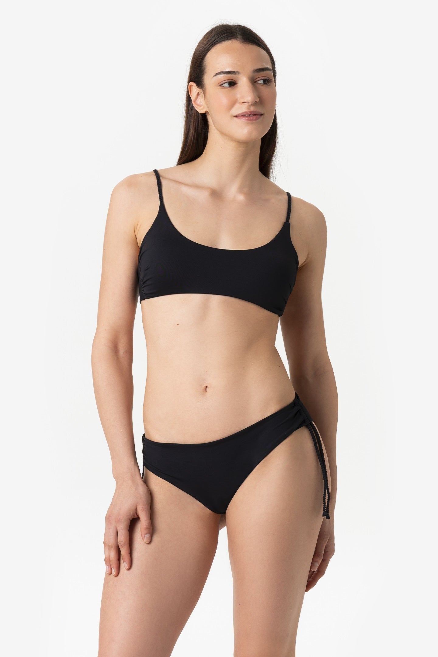 Julia | Brassiere Con Trecce Con Coppe - Nero - donna - Raggianti