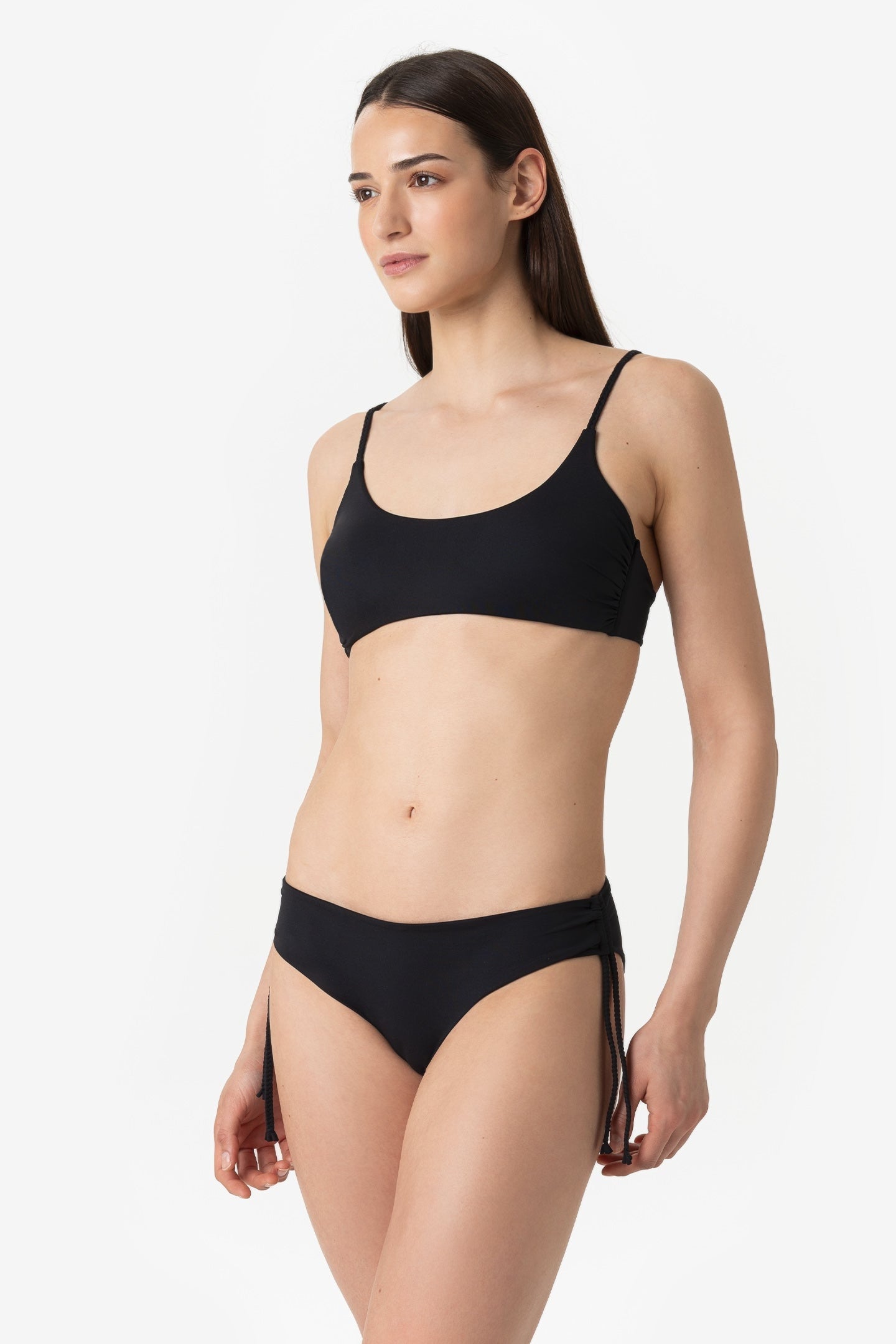 Julia | Brassiere Con Trecce Con Coppe - Nero - donna - Raggianti