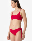 Julia | Brassiere Con Trecce Con Coppe - Rosso - donna - Raggianti