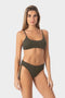Aurora | Slip Bikini con Laccetti - Militare - donna - Raggianti