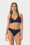 Noemi | Top Bikini Triangolo Fisso - Blu Mare - donna - Raggianti