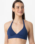 Noemi | Triangolo Base Fissa - Blu - donna - Raggianti