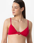 Diana | Reggiseno Triangolo Accessorio Con Coppe - Rosso - donna - Raggianti