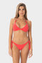 Giorgia | Slip Bikini con Laccetti - Corallo - donna - Raggianti