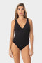 Luna | Costume Intero Longline Reversibile - Nero/Bianco - donna - Raggianti