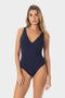 Luna | Costume Intero Longline Reversibile - Blu/Turchese - donna - Raggianti