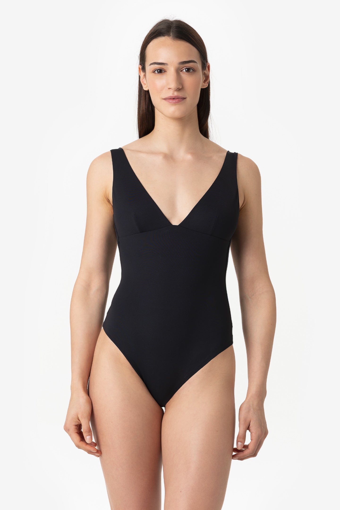 Luna | Costume Intero Double - Nero/Beige - donna - Raggianti