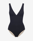 Luna | Costume Intero Double - Nero/Beige - donna - Raggianti
