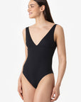 Luna | Costume Intero Double - Nero/Beige - donna - Raggianti