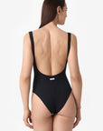 Luna | Costume Intero Double - Nero/Beige - donna - Raggianti