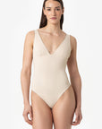 Luna | Costume Intero Double - Nero/Beige - donna - Raggianti