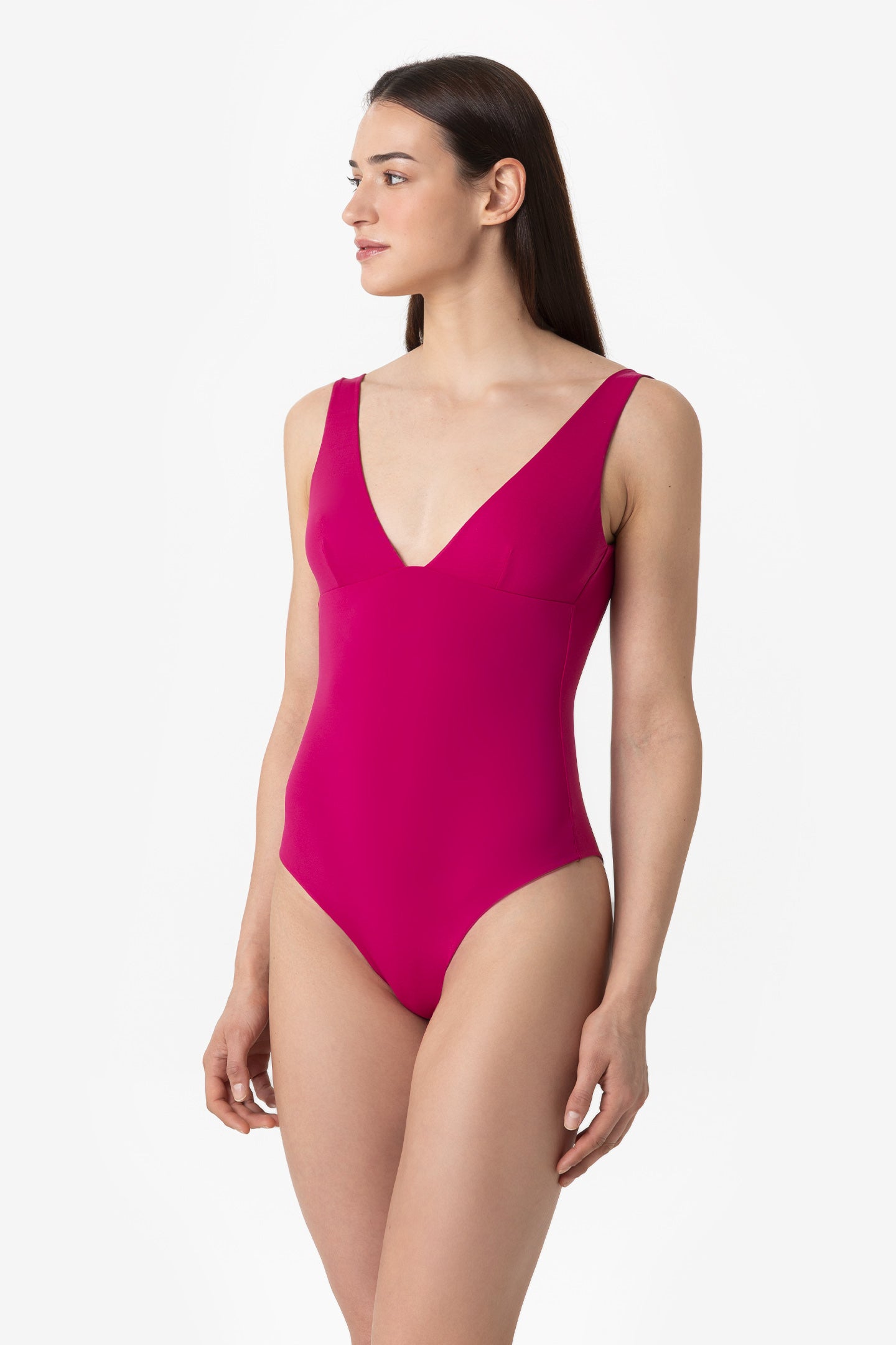 Luna | Costume Intero Double - Magenta/Tabacco - donna - Raggianti
