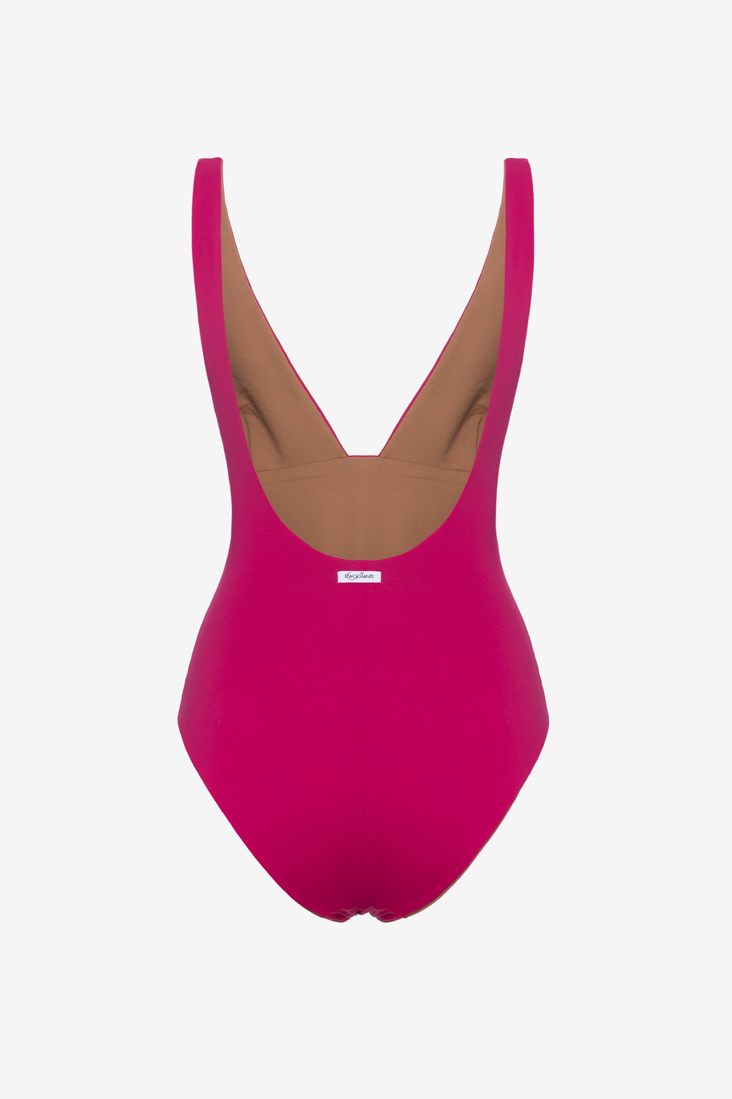 Luna | Costume Intero Double - Magenta/Tabacco - donna - Raggianti