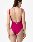 Luna | Costume Intero Double - Magenta/Tabacco - donna - Raggianti