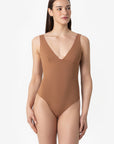 Luna | Costume Intero Double - Magenta/Tabacco - donna - Raggianti