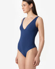 Luna | Costume Intero Double - Blu/Ruggine - donna - Raggianti