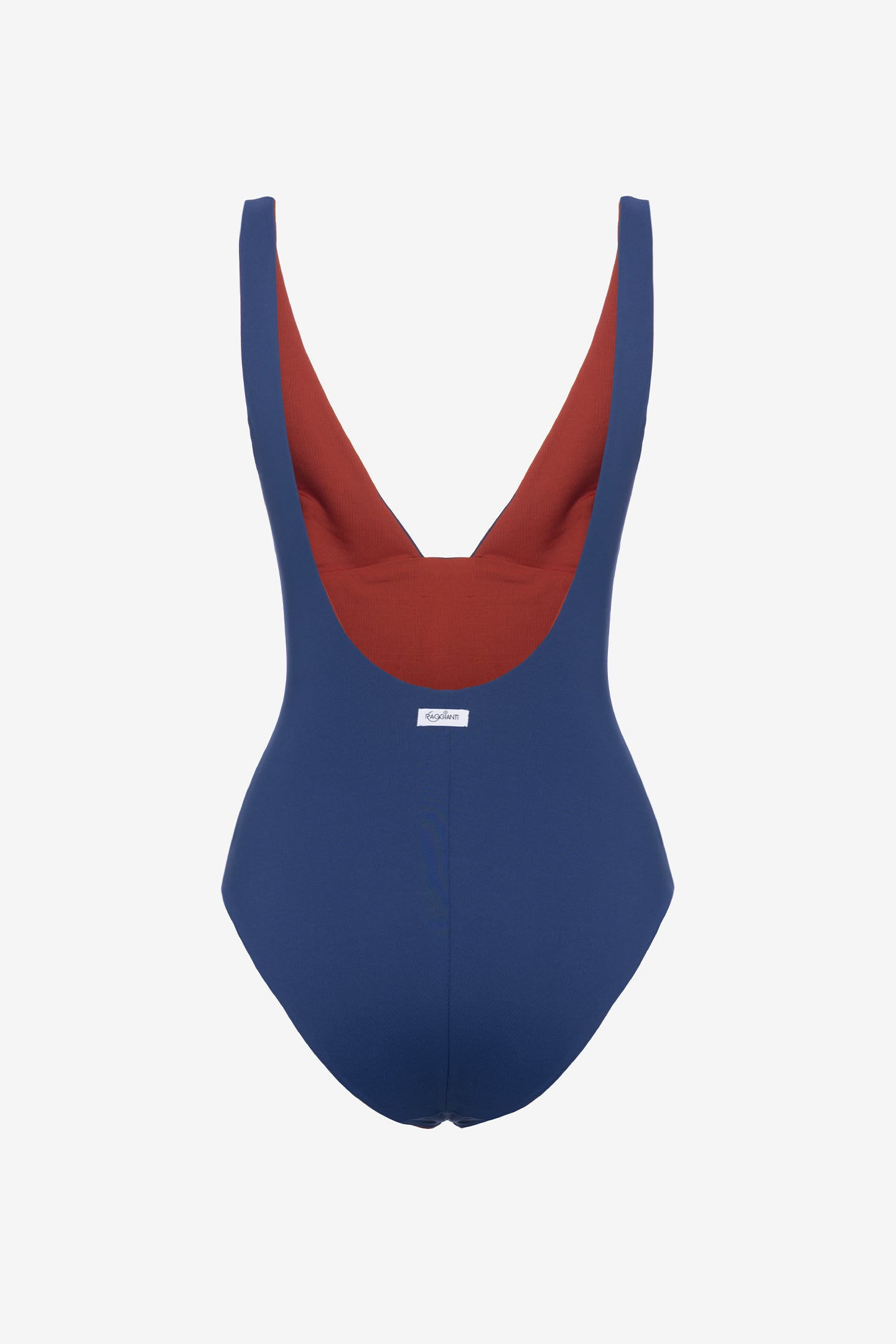 Luna | Costume Intero Double - Blu/Ruggine - donna - Raggianti