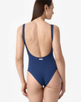 Luna | Costume Intero Double - Blu/Ruggine - donna - Raggianti