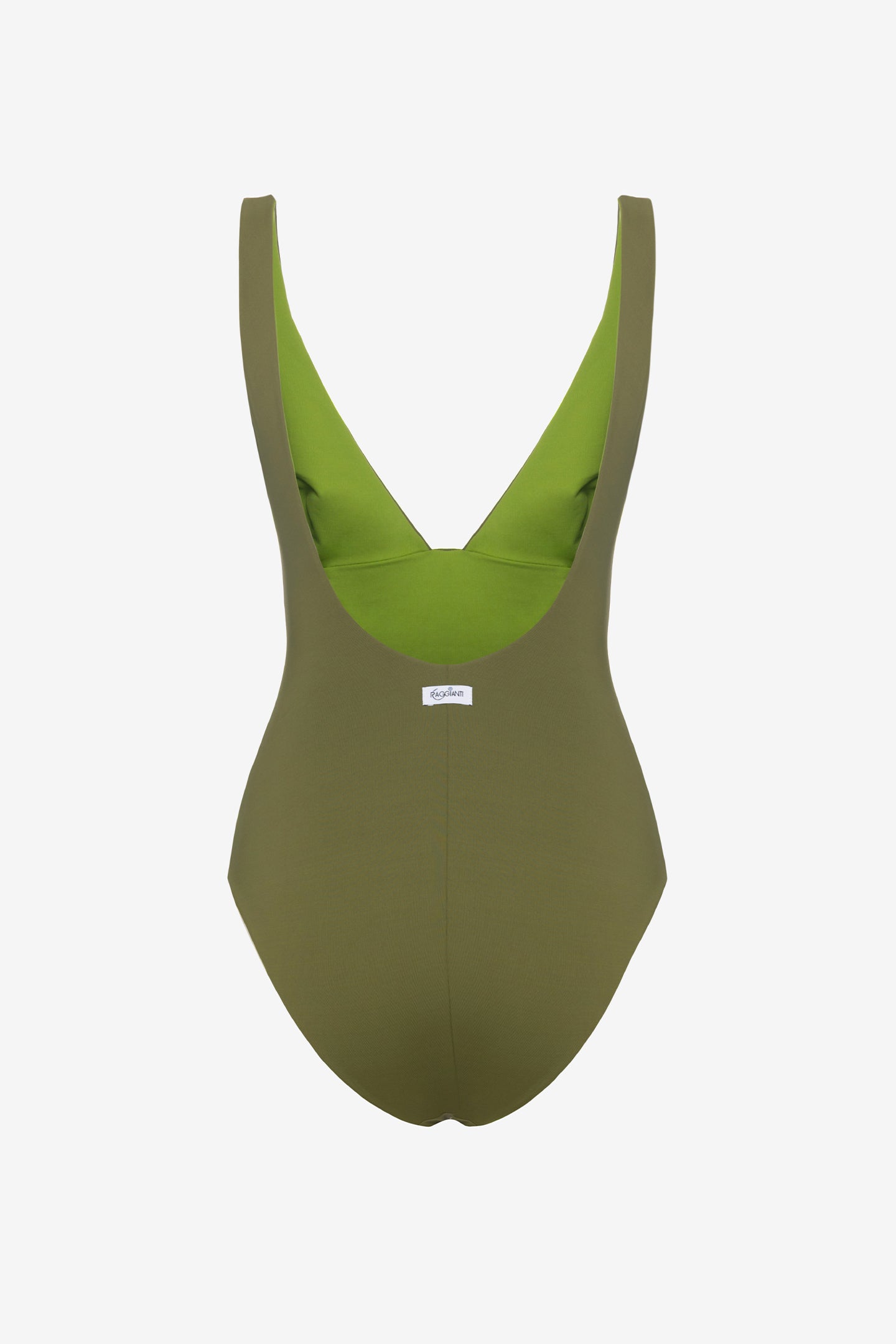 Luna | Costume Intero Double - Verde Militare/Verde - donna - Raggianti