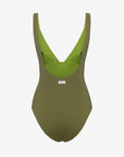 Luna | Costume Intero Double - Verde Militare/Verde - donna - Raggianti