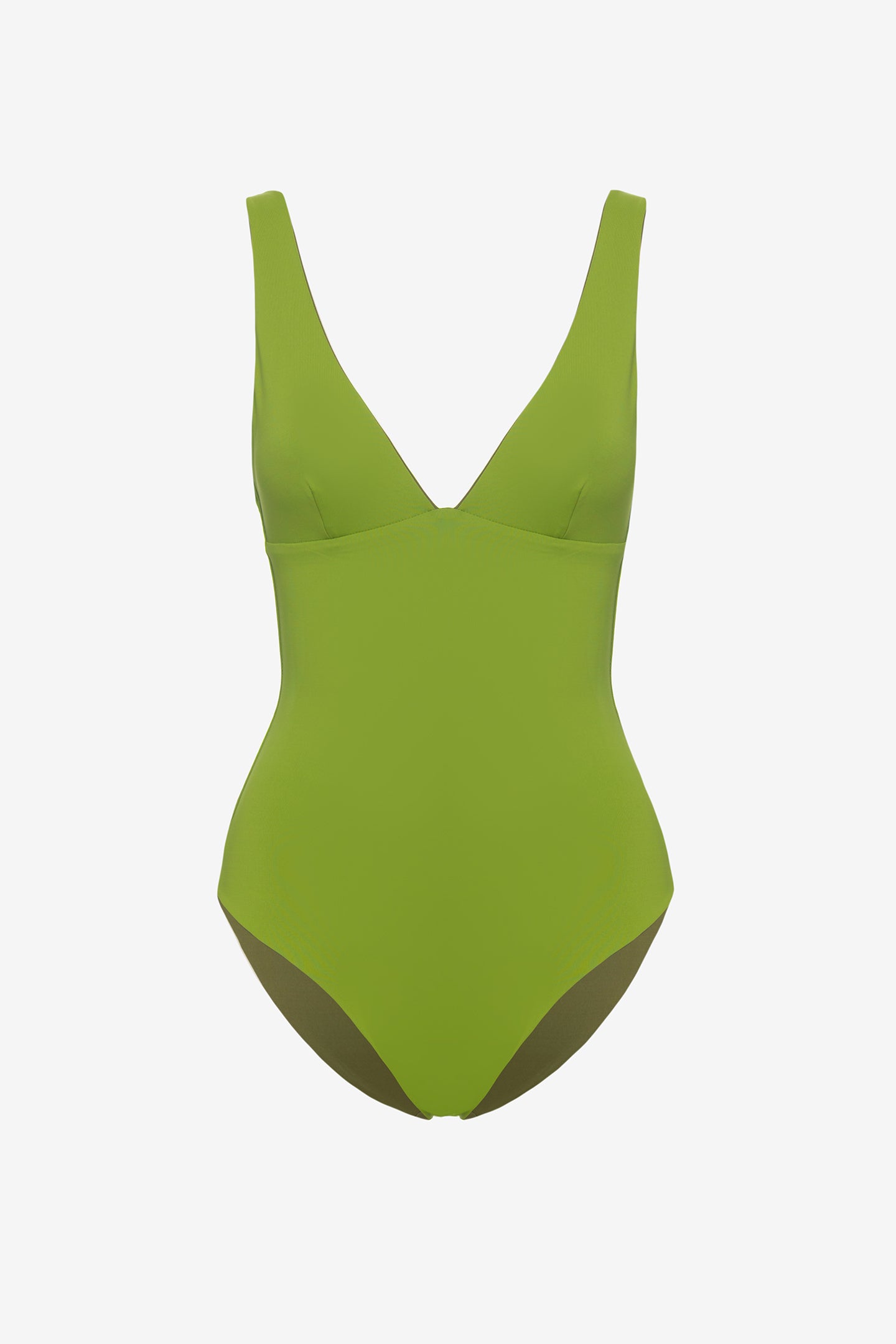 Luna | Costume Intero Double - Verde Militare/Verde - donna - Raggianti