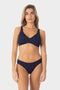Ginevra | Slip Bikini Regolare Reversibile - Blu/Turchese - donna - Raggianti