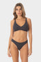 Ginevra | Slip Bikini Regolare Reversibile - Grigio/Arancio - donna - Raggianti