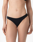 Ginevra | Slip Vita Bassa Double - Nero/Beige - donna - Raggianti