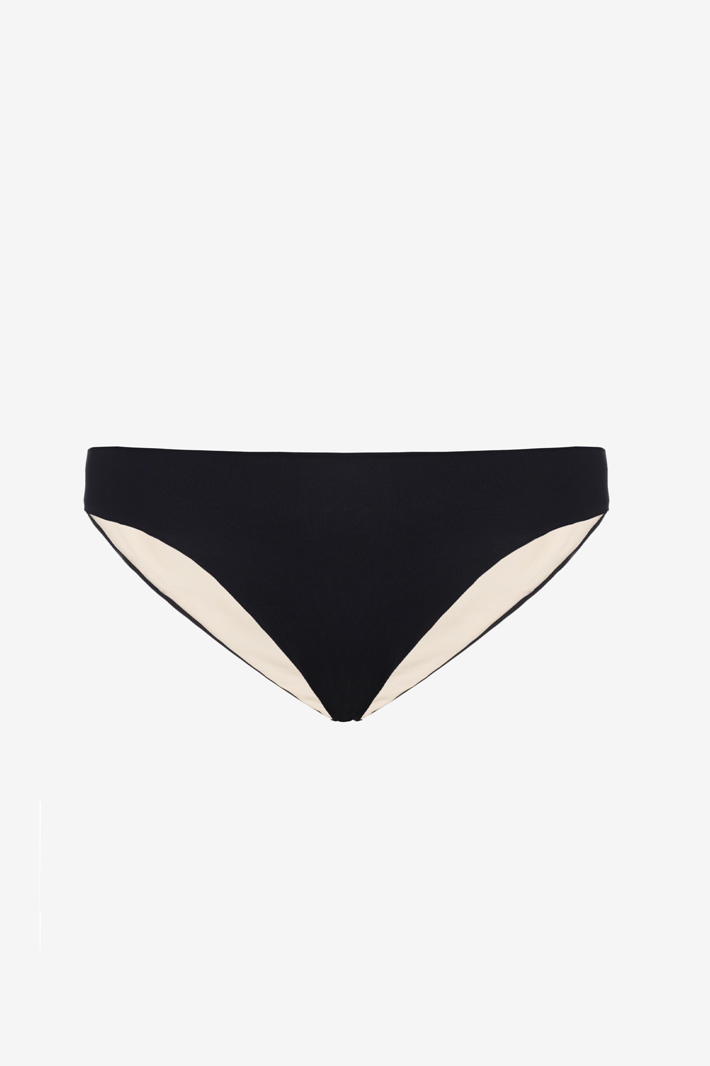 Ginevra | Slip Vita Bassa Double - Nero/Beige - donna - Raggianti