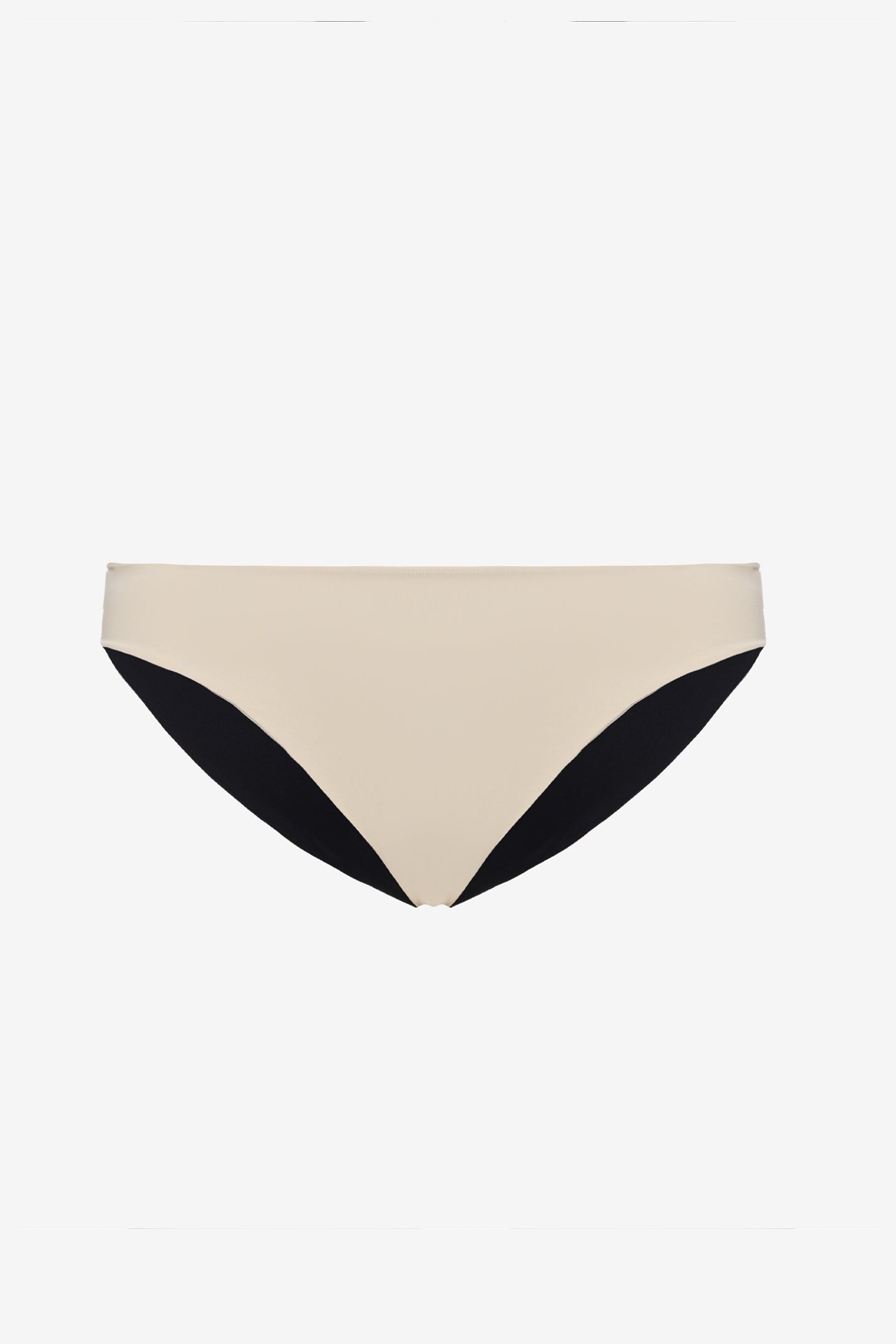 Ginevra | Slip Vita Bassa Double - Nero/Beige - donna - Raggianti