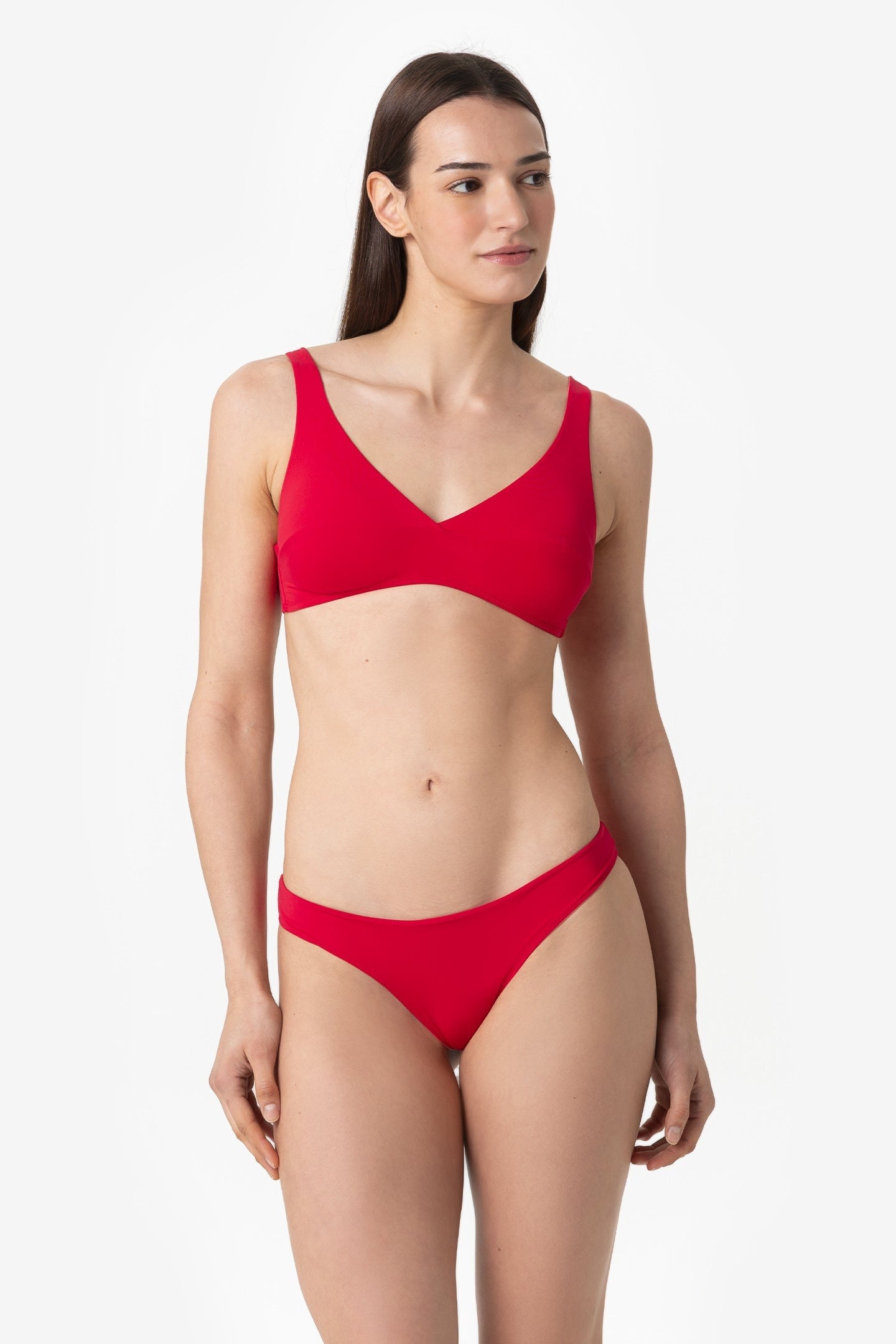 Ginevra | Slip Vita Bassa Double - Rosso/Rosa - donna - Raggianti